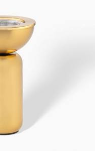 Elegante Quemador de Incienso Moderno de Oro Cepillado, Base de Pedestal Difusor para Hogar de Lujo y Regalo de Ramadán de Oriente Medio, Uso Doméstico en el Golfo - Product Image 5