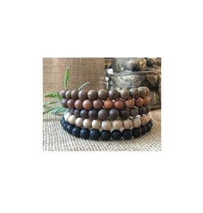 Bracelet en bois naturel, vente en gros d'usine, perles en bois naturel, bracelet fantaisie de saint-valentin à bas prix - Product Image 5