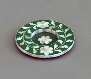 Dessous de verre faits à la main Gani Craft Impex Style unique incrustation de nacre Design floral PC tapis de table PC pour usage domestique tasses à boire - Product Image 5