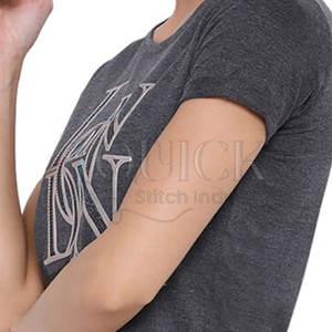 เสื้อยืดผู้หญิงคุณภาพดี ระบายอากาศได้ดี เป็นมิตรกับสิ่งแวดล้อม แห้งเร็ว ผลิตจากโพลีเอสเตอร์/คอตตอน ปรับแต่งได้สำหรับฤดูร้อน ราคาสมเหตุสมผล! - Product Image 2