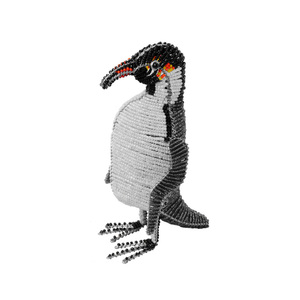 Broches en fil de lingot de meilleure qualité avec nouveau Design belle broche en perles de flamant rose #0073 décoration en dentelle brodée à bas prix - Product Image 2