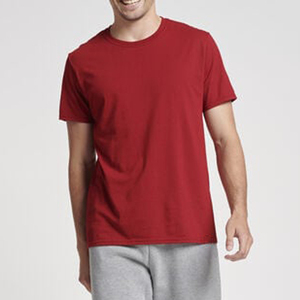 Vente en gros de t-shirts 100% coton pour hommes avec logo imprimé personnalisé coupe régulière grande taille tissu tricoté de haute qualité - Product Image 1
