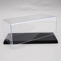 Boîte de présentation de voitures miniatures en acrylique rectangulaire élégante Cosmos, durable, multifonctionnelle, couleur personnalisée, transparente, anti-poussière