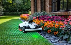 Tondeuse robotisée LUBA 2 AWD 10000X 10000HX en stock pour 2,5 acres, outils IA disponibles à la vente - Product Image 3