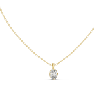 Collier en diamant créé en laboratoire 1 CT, diamant VVS-VS EF CVD, or 18 carats, 14 carats, options or rose, or jaune, or blanc - Product Image 2