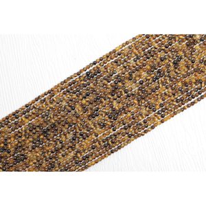 Perles rondes en œil de tigre, brin de 6 mm à 10 mm, pour la fabrication de bijoux - Product Image 1