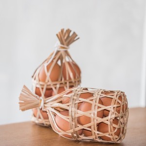 ตะกร้าใส่ไข่ทำจากไม้ไผ่สำหรับร้านค้าและห้องครัว - Product Image 4