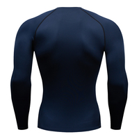 Maillot de bain à manches longues pour homme avec impression de logo personnalisée, rashguard imprimé Surf Rush, protection UV, séchage rapide, rashguard pour homme