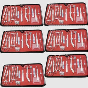 200 kits 18 pièces ensemble de chirurgie mineure Instruments chirurgicaux en acier inoxydable - Product Image 1