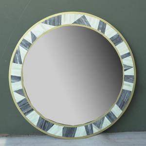 Modern Luxury Bone Inlay <b>Wood</b> Wall <b>Mirror</b> Best Quality Regular Size for Home Decor Wholesale - Product Image 6
