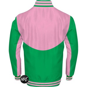 Wholesale Custom <b>Men's</b> <b>Baseball</b> Letterman Style Satin Varsity <b>Jackets</b> High Quality Chenille Embroidery Breathable Eco-Friendly - Product Image 4