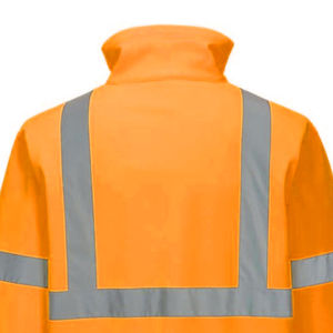 Ropa DE SEGURIDAD reflectante Chaquetas Softshell Tela de poliéster personalizada Hecho Hombres Chaquetas Softshell con logotipo personalizado Precio razonable OEM - Product Image 4