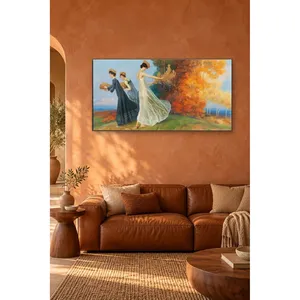 Impression sur toile Fida Maximilian Lenz, fées d'automne dorées - Product Image 2