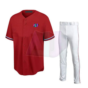 Conjunto de Camiseta y Pantalones de Béisbol de Alta Calidad con Logotipo Personalizado para Jugadores Juveniles y Adultos en Material Transpirable - Product Image 1