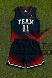 Conjunto de Camiseta y Pantalones Cortos de Baloncesto Transpirables con Estampado 2026, Talla Grande, Antibacterianos, de Secado Rápido, Uniforme Deportivo para Equipos - Product Image 2