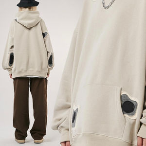 Sweat à capuche oversize de haute qualité, sweat à capuche unisexe avec logo personnalisé, sweats à capuche pour hommes en polaire lourde - Product Image 2