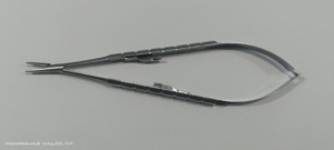 Pince de Suture de Micro chirurgie de qualité supérieure (18cm), porte-aiguille en acier inoxydable, pince TC droite - Product Image 4