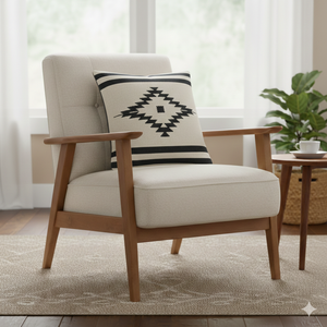 Fancy Cotton Modern Square Floral Pattern Woven Design Zipper Closure Washable Customizable Hotel Home <b>Cushion</b> Cover <b>Stitching</b> - Product Image 2