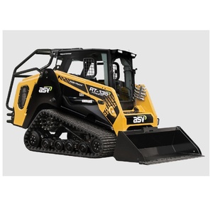 Premium ASV RT-135 Forestry skid steer loader offering 132HP turbo diesel engine and rugged undercarriage protection - Product Image 2