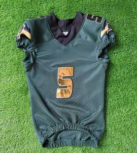 Uniformes de football américain de jeunesse de sublimation conçus sur mesure de la plus haute qualité pantalon intégré en jersey sergé - Product Image 3