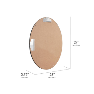 Classic Black Oval <b>Vanity</b> Wall Mirror Beveled Frame Modern Vintage Home Decoration New Arrival India Bulk Supplies Available - Product Image 6