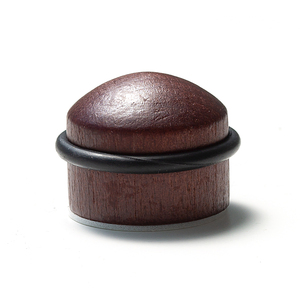 Fermaporta circolare in legno di teak con adesivo e viti (Kppels T1009O) - Product Image 1