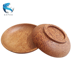 Plato de madera de coco orgánico para Estilo de vida verde - Product Image 1