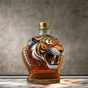 Gelas Wiski Berukir, Dekanter Anggur, Hadiah untuk Wiski, Detoxizer Bar Kreatif - Botol Wiski - Product Image 4