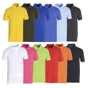 Peso medio T/C CVC Piqué Knit O-cuello Hombres para camisa Tallas grandes Casual Transpirable Ecológico Secado rápido Algodón Poliéster - Product Image 6