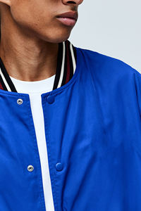 Tout nouveau haute qualité hiver 2025 collège blanc broderie soie en vrac en gros personnalisé hommes femmes Baseball Bomber Satin veste - Product Image 5