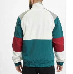 <b>Men</b> Lightweight Breathable Reversible Solid Waterproof Zipper Color Block Club Coaches Windbreaker <b>Jacket</b> - Product Image 2