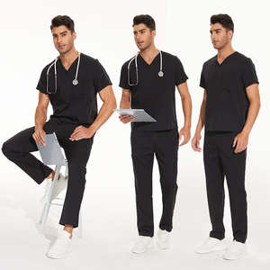 Ensembles de jogging d'allaitement pour hommes marque unique gommages pour travailleurs de la santé avec pantalon extensible tricoté - Product Image 6