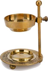 เตาเผาเครื่องหอมทองเหลืองคุณภาพดี ดีไซน์โดดเด่น สำหรับใช้ในพิธีกรรมทางศาสนา ใช้ได้ทุกฤดู ผลิตจากธรรมชาติ 100% และทนทาน - Product Image 3