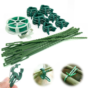 TG77636 Garden Wire Stem Tying <b>Clips</b> Set 71 Piece Plastic PP Plant Tying Kit - Product Image 1