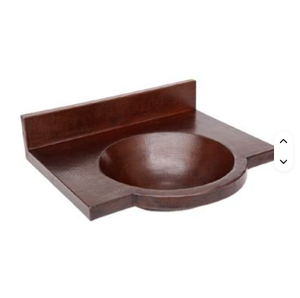 Lavabo de forma personalizada hecho en cobre de alta calidad para decoración de pasillo del hogar equipo de cocina personalizado - Product Image 1