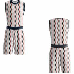 Camisetas de baloncesto personalizadas para hombre, camiseta de baloncesto en blanco impresa, uniforme de baloncesto de malla Reversible para niños y jóvenes - Product Image 3