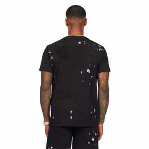 100% coton Twi ensemble survêtement couleur effet régulier T-Shirt et short Logo personnalisé double ensemble survêtement pour hommes - Product Image 2