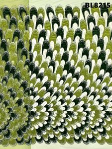 Ткань BL8215: роскошный павлиньий бархат с бисером и кружевом – тюль с 3D-вышивкой пайетками для вечерних платьев, свадебных нарядов, выпускных и кутюрных коллекций - Product Image 2