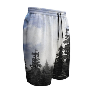 Short en maille pour homme Pantalon court tendance au-dessus du genou Short de base respirant et confortable pour le fitness - Product Image 2