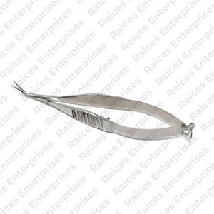 Ciseaux de capsulotomie en acier inoxydable réutilisables avec embouts inclinés Instrument médical Capsulotomie ophtalmique pour les yeux Ciseaux de Vanna - Product Image 1