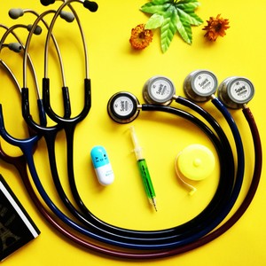 เครื่องฟังเสียงไดอะแฟรมแบบลอยตัวสองด้านสำหรับผู้ใหญ่กุมารเวชศาสตร์แหล่งพลังงานด้วยตนเองสำหรับแพทย์มืออาชีพ - Product Image 3