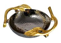 Bol de mariage en aluminium doré avec motif tête de cerf, écologique et inodore, avec logo personnalisé - Fournisseur en gros