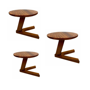 โต๊ะข้างทำจากไม้สีเข้มดีไซน์ทันสมัยห้องนั่งเล่นเกรดพรีเมี่ยม - Product Image 4