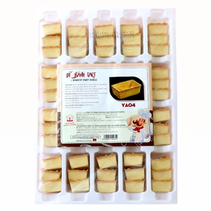 Exportation du Vietnam, Fournisseur OEM/ODM, Tarte HALAL de Haute Qualité, Tarte Sucrée Cuite au Four, Pâtisserie, Coquille de Tarte aux Œufs Surgelée YA04 720G, Dessert en Gros - Product Image 1