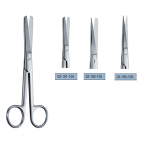 Ciseaux de coupe à bord émoussé avec matériau en acier inoxydable à finition terne utilisés dans la salle d'opération chirurgicale Ciseaux de pansement chirurgical - Product Image 2