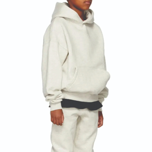 ชุดวอร์ม2ชิ้นสำหรับเด็กผู้หญิงชุดวอร์มสำหรับเด็กชุดวิ่งสีพื้นดีไซน์ตามสั่ง - Product Image 3