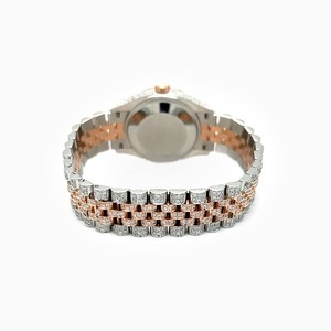 Luxury Brand Fully Iced Out Moissanite Studded Automatic <b>Watch</b> Custom Stainless Steel Mechanical <b>Wrist</b> <b>Watch</b> - Product Image 4