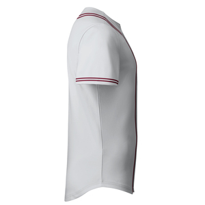 100% poliéster raglán béisbol camisa botón personalizado en blanco nueva llegada mejor diseño buena calidad abajo personalizado béisbol Jersey - Product Image 2