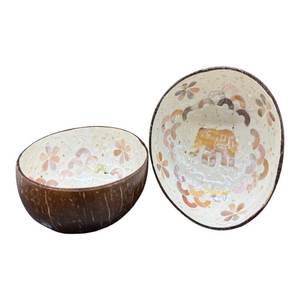 Meilleur prix pour les nouveaux bols de noix de coco laqués de qualité supérieure Style unique et design coloré du Vietnam - Product Image 5