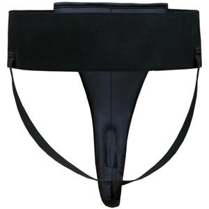 Alta calidad logotipo personalizado cuero Kick Boxing ingle guardia ajustable arte marcial Protector en línea venta - Product Image 3